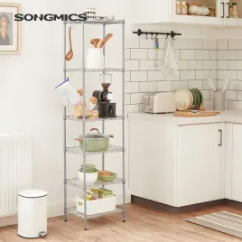 songmics-polka-z-6-poziomami-metalowa-regulowana-wysokosc-polki-srebrny