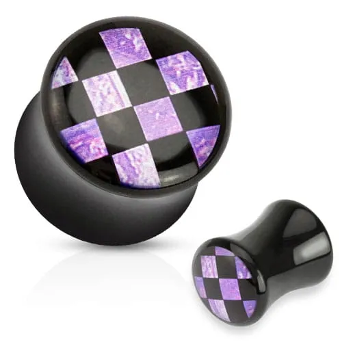czarny-plug-akrylowy-8mm-do-ucha-piercing4u
