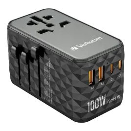 adapter-podrozny-verbatim-uta-06-gan-iii-globalny-2xusb-c-pd-qc-4-100w-2x