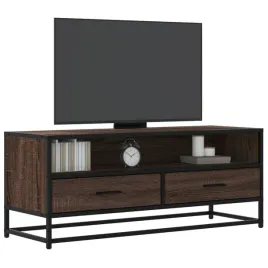 szafka-pod-telewizor-brazowy-dab-100x345x40-cm