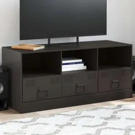 szafka-pod-telewizor-czarna-99x39x44-cm-stalowa
