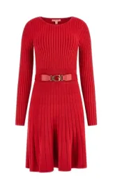 guess-czerwona-sukienka-damska-z-dlugim-rekawem-okragly-dekolt-xs-2ca