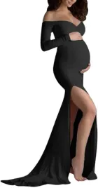 shein-czarna-elegancka-sukienka-ciazowa-z-rozcieciem-na-noge-m-2ga