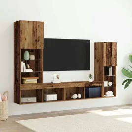 szafka-pod-telewizor-4-pcs-stare-drewno-material-drewnopochodny