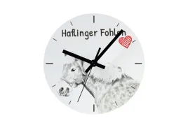 haflinger-fohlen-zegar-scienny-z-koniem-zegarek-na-polke-z-nadrukiem-personalizowana-dekoracja-domu-marki-art-dog