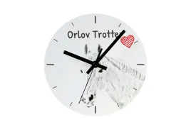 orlov-trotter-zegar-scienny-z-koniem-zegarek-na-polke-z-nadrukiem-personalizowana-dekoracja-domu-marki-art-dog