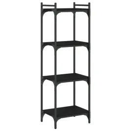 regal-na-ksiazki-z-metalowa-rama-czarny-40-x-30-x-120-cm