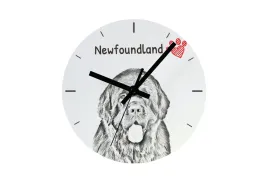 nowofundland-nowofoundland-wodolaz-zegar-scienny-z-psem-zegarek-na-polke-z-nadrukiem-personalizowana-dekoracja-domu-marki-art-dog
