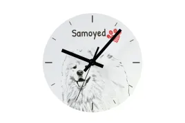 samojed-samoyed-samojedskaja-zegar-scienny-z-psem-zegarek-na-polke-z-nadrukiem-personalizowana-dekoracja-domu-marki-art-dog