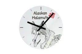 alaskan-malamute-zegar-scienny-z-psem-zegarek-na-polke-z-nadrukiem-personalizowana-dekoracja-domu-marki-art-dog