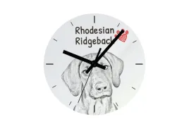 rhodesian-ridgeback-afrykanski-pies-na-lwy-zegar-scienny-z-psem-zegarek-na-polke-z-nadrukiem-personalizowana-dekoracja-domu-marki-art-dog