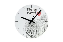 mastif-tybetanski-dog-tybetanski-zegar-scienny-z-psem-zegarek-na-polke-z-nadrukiem-personalizowana-dekoracja-domu-marki-art-dog