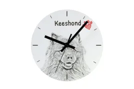 szpic-wilczy-keeshond-zegar-scienny-z-psem-zegarek-na-polke-z-nadrukiem-personalizowana-dekoracja-domu-marki-art-dog