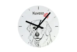 kuvasz-zegar-scienny-z-psem-zegarek-na-polke-z-nadrukiem-personalizowana-dekoracja-domu-marki-art-dog