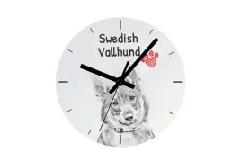 szwedzki-vallhund-szwedzki-szpic-owczarski-zegar-scienny-z-psem-zegarek-na-polke-z-nadrukiem-personalizowana-dekoracja-domu-marki-art-dog