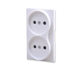 viplast-862-91-plakietka-gniazda-podwojnego-bez-uziemienia-2x2p-biala