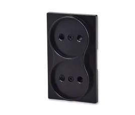 viplast-vip-862-95-plakietka-gniazda-podwojnego-bez-uziemienia-czarna