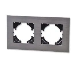 viplast-879-23a-vip-ramka-podwojna-alu-srebrna