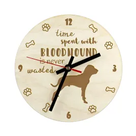 bloodhound-pies-sw-huberta-zegar-z-psem-zegar-drewniany-zegar-scienny-dla-milosnikow-psow-zegar-na-biurko-i-polke-art-dog