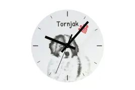 tornjak-bosniacko-chorwacki-pies-pasterski-zegar-scienny-z-psem-zegarek-na-polke-z-nadrukiem-personalizowana-dekoracja-domu-marki-art-dog