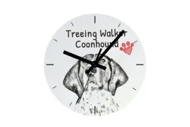 treeing-walker-coonhound-zegar-scienny-z-psem-zegarek-na-polke-z-nadrukiem-personalizowana-dekoracja-domu-marki-art-dog