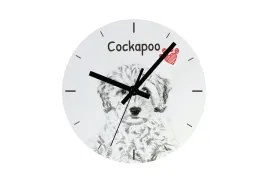 cockapoo-cockerpoo-spoodle-zegar-scienny-z-psem-zegarek-na-polke-z-nadrukiem-personalizowana-dekoracja-domu-marki-art-dog