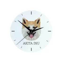 akita-akita-inu-geometryczny-zegar-scienny-ze-zdjeciem-i-napisem-marki-art-dog
