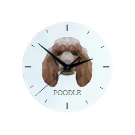 pudel-geometryczny-zegar-scienny-ze-zdjeciem-i-napisem-marki-art-dog
