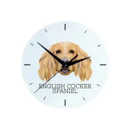 cocker-spaniel-angielski-geometryczny-zegar-scienny-ze-zdjeciem-i-napisem-marki-art-dog