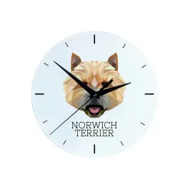 norwich-terrier-geometryczny-zegar-scienny-ze-zdjeciem-i-napisem-marki-art-dog