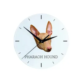 pies-faraona-chart-maltanski-geometryczny-zegar-scienny-ze-zdjeciem-i-napisem-marki-art-dog