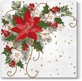 serwetki-poinsettia-composition-papierowe-wielokolorowe-33x33-cm