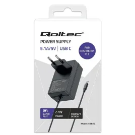 ladowarka-qoltec-super-fast-pd-do-raspberry-pi-5-or-usb-c-or-27w-or-5-12v-or-1