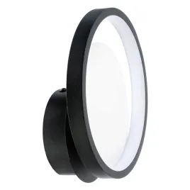 lampa-scienna-led-kinkiet-czarna-okragla-kolo-kolko-do-salonu-sypialni