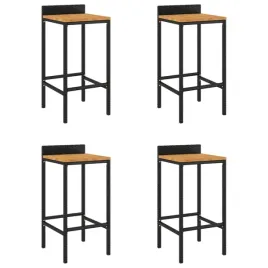 hokery-barowe-z-rattanu-pe-i-drewna-akacjowego-czarne-40-x-44-x-86-cm
