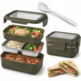 sniadaniowka-lunch-box-z-widelcem-stal-nierdzewna-2-poziomy-zielony-pjm5