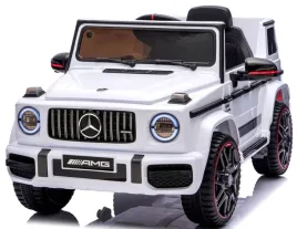 mercedes-amg-g63-4x4-bialy-piankowe-kola-eva-miekki-fotelik-licencja-lion