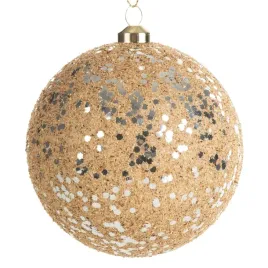 bombka-choinkowa-10-cm-jasnobrazowa-srebrne-cekiny-komplet-6-szt