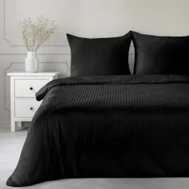 posciel-satynowa-vera-220x200-70x80x2-cm-czarna-w-prazki-hotelowa