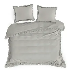 posciel-bawelniana-220x200-bezowa-z-falbanka-2-poszewki-70x80