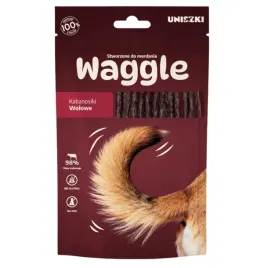 uniszki-przysmak-dla-psa-waggle-kabanos-wolowina-miekki-98percent-miesa-60g