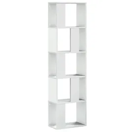 biblioteczka-z-przegrodami-drewnopochodna-bialy-45x235x1625-cm