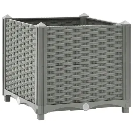 donica-ogrodowa-z-polipropylenu-wzor-rattan-jasnoszara-40x40x38-cm
