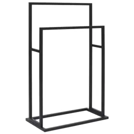 wieszak-na-reczniki-zelazny-2-poziomowy-czarny-48x24x785-cm