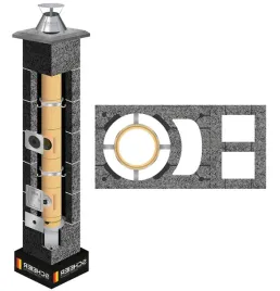 komin-systemowy-ceramiczny-turbo-15m-fi-100-gaz-olej-system-kw-w2-36x73-cm