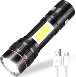 mala-mocna-latarka-taktyczna-led-cob-zoom-t6-mini-usb