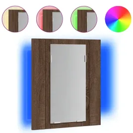 szafka-lazienkowa-z-lustrem-i-led-rgb-brazowy-dab-40-x-12-x-45-cm