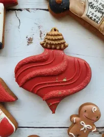 pierniczek-swiateczna-bombka-czerwona-aksamit