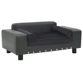 sofa-dla-zwierzat-z-sztucznej-skory-drewniane-nogi-ciemnoszara-81x43x3