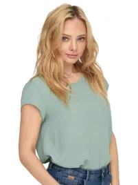 only-bluzka-zielona-z-zamkiem-krotki-rekaw-44-6ba